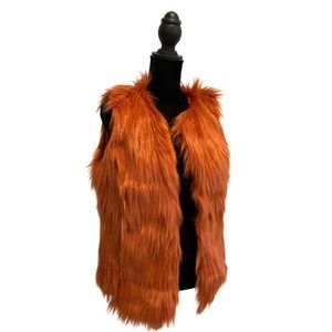 NWOT Faux Fur Vest